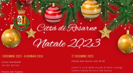 Rosarno, l’Assessore Pronestì presenta gli eventi natalizi Rosarno immersa nel clima di festa con le tante iniziative inserite nel programma “Natale a Rosarno 2023”. Una carrellata di eventi per tutti, grandi e piccini, che si protrarrà sino a gennaio