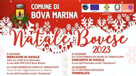 A Bova Marina si festeggia il Santo Natale