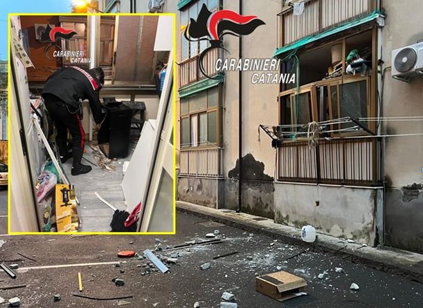 Esplode bombola del gas in casa, salvi 38enne ed i suoi tre bimbi a Catania