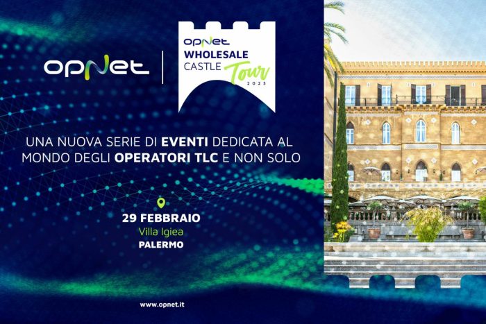 Telecomunicazioni, a Palermo ultima tappa “OpNet Wholesale Castle Tour”