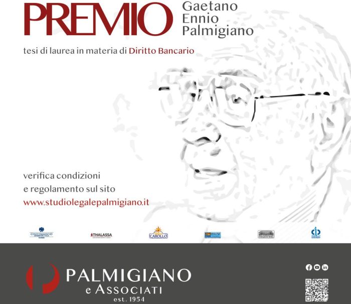 Tesi di laurea in Diritto bancario, premio “Ennio Palmigiano”