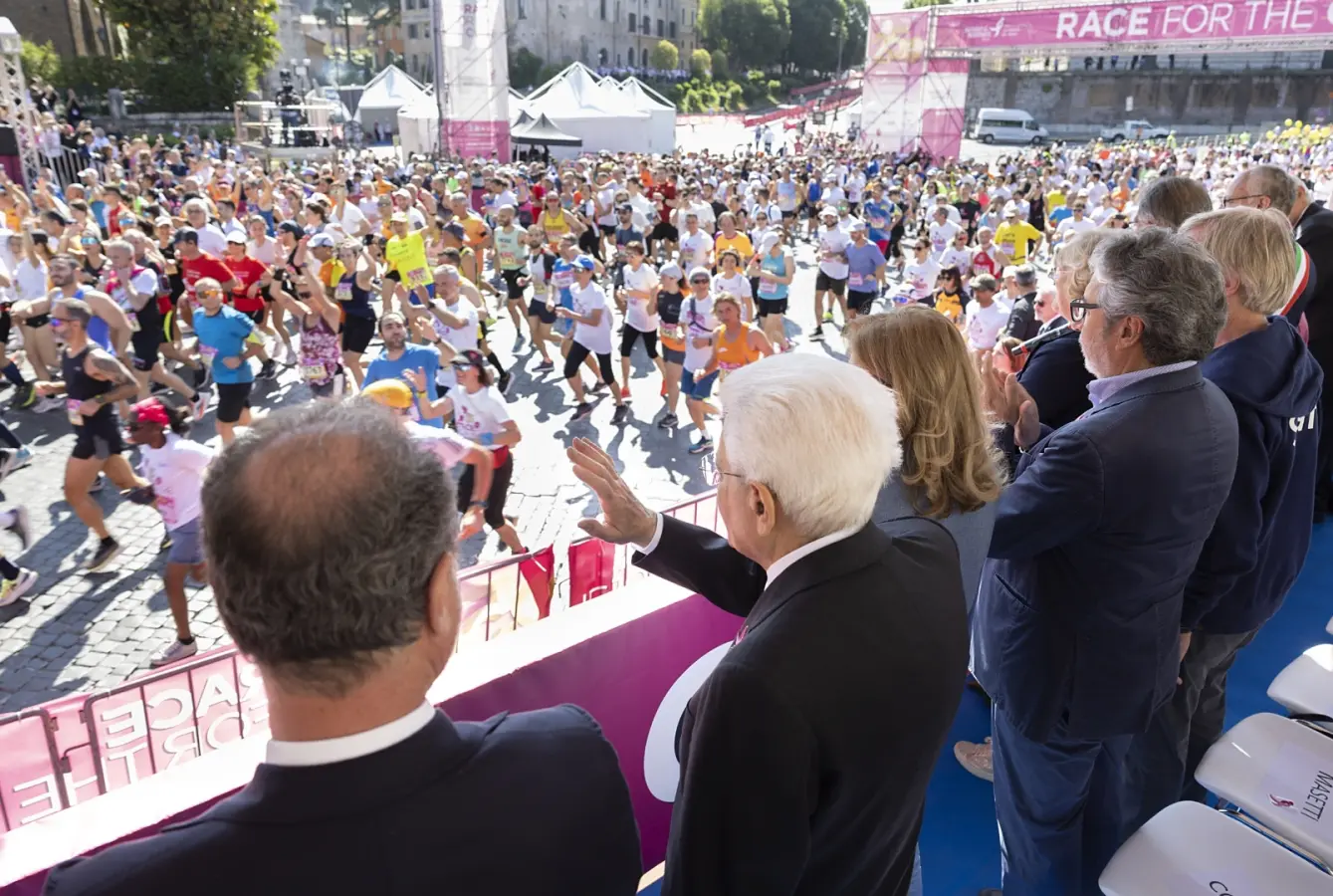 Race for the cure, al via 25^ edizione con il Presidente Mattarella