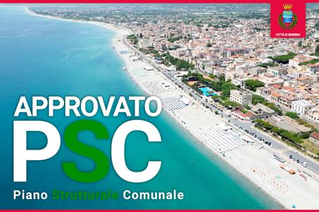 Siderno, dopo 20 anni di attesa viene approvato il PSC Una città che cresce e si sviluppa nel rispetto della propria identità, del patrimonio naturalistico e paesaggistico, con una previsione urbanistica che diventa motore di uno sviluppo sostenibile