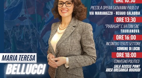 Nesci (Fdi): “Il Viceministro Bellucci in Calabria per incontrare realtà Terzo Settore”