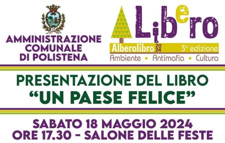 Carmine Abate ospite di Alberolibro a Polistena Sabato 18 maggio ritorna Alberolibro con un ospite d’eccezione, lo scrittore Carmine Abate