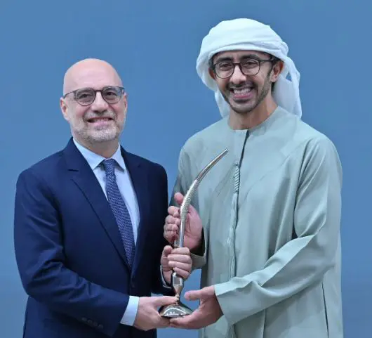 Emirati Arabi, all’Ambasciata italiana l’Excellence Award