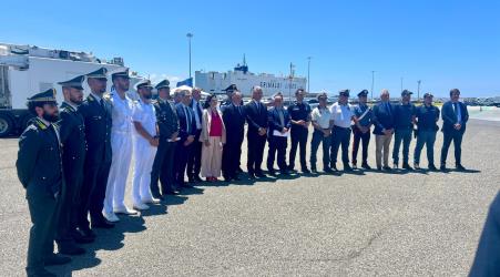 Food for Gaza: Il presidente Agostinelli consegna lo scanner mobile del Porto di Gioia Tauro Nel coso dell’incontro, il presidente dell’Autorità di Sistema dei mari Tirreno meridionale e Ionio, Andrea Agostinelli, ha evidenziato l’importanza dello scalo portale di Gioia Tauro, che continua a registrare sempre migliori performances