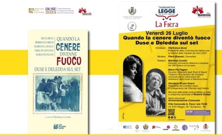 Un convegno, un video un libro a più voci per discutere di Eleonora Duse e Grazia Deledda  a Taurianova il 26 Luglio Tra Eleonora Duse e  Grazia Deledda non c'è soltanto la trasposizione del romanzo deleddiano "Cenere" sulla scena il 1916