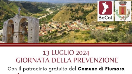 BeCal Ripropone la Giornata della Prevenzione: Terza Edizione di BeCal X BeSafe Dopo il successo degli eventi del 2023 a Reggio Calabria e Siderno Marina, l'Associazione BeCal torna con la terza edizione della Giornata della Prevenzione