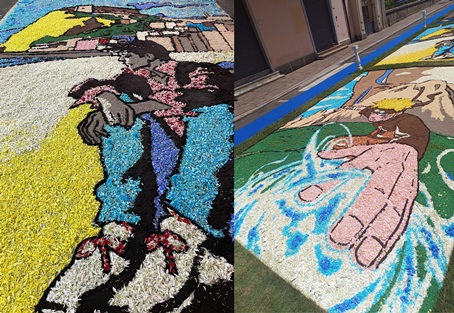 Anche quest’anno l’AbaRC segna l’infiorata di Taurianova In occasione della sesta edizione dell'Infiorata di Taurianova, organizzata dalla Pro Loco "Taurianova nel cuore", l'Accademia di Belle Arti ha preso parte attivamente nelle realizzazione di due dei diciotto bozzetti floreali di Corso XXIV Maggio