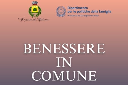 Melicucco, Benessere In Comune: un’iniziativa per il futuro dei nostri giovani Il progetto prevede l'investimento di 42.936,05 euro, di cui 28.624,03 euro a fondo perduto da parte della Presidenza del Consiglio dei Ministri - Dipartimento per le Politiche della Famiglia