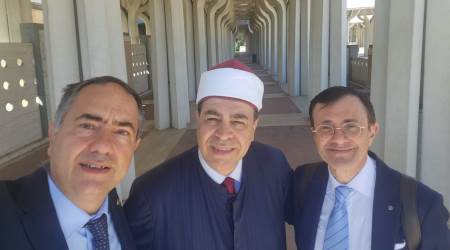 Il Console Onorario del Regno del Marocco per la Regione Calabria in visita alla Grande Moschea di Roma  A fare  da "Cicerone" durante la visita, avvenuta in forma privata,   la più nota autorità religiosa islamica presente nella capitale:l' Imam Nader Akkad