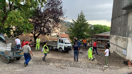 Una giornata difficile, ma Lungro non si arrende! La nota dell'Amministrazione Comunale del paese colpito da una bomba d'acqua