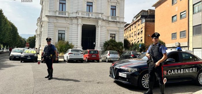 ARRESTO IN FLAGRANZA DI REATO A MENDICINO (CS)