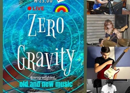 Zero Gravity  Band Live a Palmi Aurora Foti già nota per concorsi nazionali come Area Sanremo e Sanremo Giovani, inoltre reduce di “E Viva Il Videobox” la nota trasmissione TV di Rai2 dove si è esibita in diretta nazionale il 2 maggio scorso, assieme alla band del padre cantautore folk Pasquale Foti Calabrisound