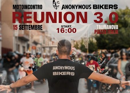 Taurianova, Anonymous Bikers ringraziano tutti gli sponsor e partner Il Motoincontro Reunion 3.0 è un appuntamento molto atteso da motociclisti e appassionati del settore