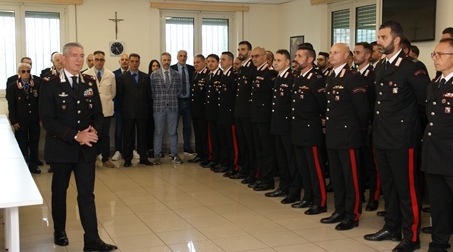 Visita Comandante Legione dei Carabinieri al Gruppo di Locri Il Generale di Brigata Riccardo SCIUTO, alla guida della Legione Carabinieri Calabria, dopo aver visitato il Comando Provinciale dell’Arma di Reggio Calabria, è tornato in questa Provincia, al fine di far sentire la sua vicinanza ai Carabinieri che operano nella Locride