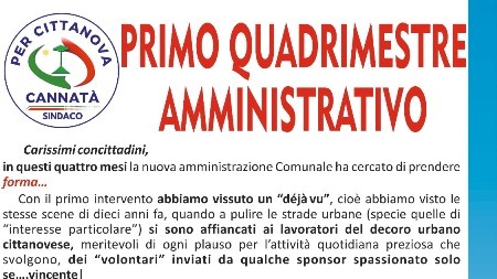 “Per Cittanova Cannatà Sindaco” interviene con un manifesto sul “Primo quadrimestre amministrativo” "Siamo certi che ci saranno risposte concrete alle domande da noi poste"