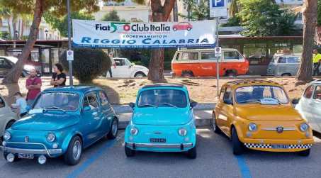 Tredicesimo raduno nazionale Fiat 500 “Bronzi di Riace” Il consigliere delegato Latella: «Boom di presenze con la partecipazione di appassionati da buona parte del Mezzogiorno»