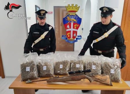 Rinvenuta un’arma clandestina e numerose munizioni e droga nel Reggino Le attività, che hanno visto impiegati oltre 60 militari, hanno consentito di rinvenire, in aree demaniali diverse, tutte adiacenti a fondi di proprietà privata