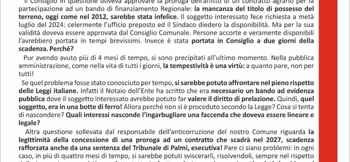 Cittanova, il caso Cento al centro dell’attenzione del gruppo politico dell’ex sindaco Cannata’