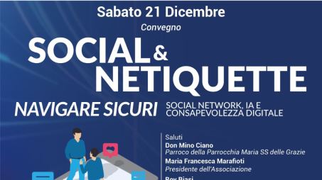 Incontro Sulla Sicurezza Digitale a Taurianova L’evento è promosso dall’associazione di Azione Cattolica Italiana “Pier Giorgio Frassati” della Parrocchia Maria SS. delle Grazie con il patrocinio di Taurianova Capitale del Libro 2024