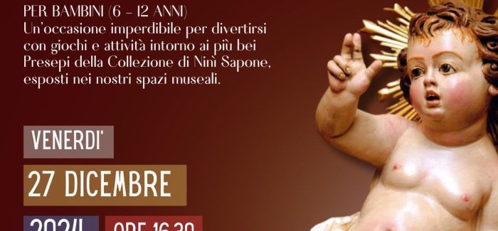 Festa di Natale per bambini al Museo Diocesano Venerdì 27 dicembre h 16,30 il Museo diocesano di Reggio Calabria 